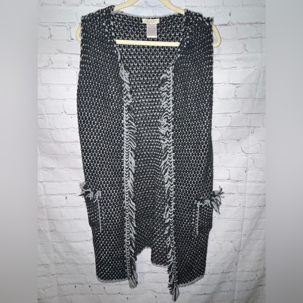 Cocogio wool blend‎ open front sweater size one size fits most